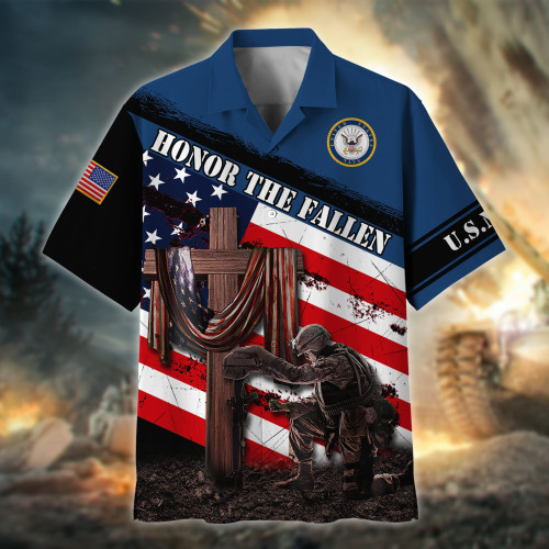 Premium Honor The Fallen US Veteran Hawaii Shirt NPVC160303