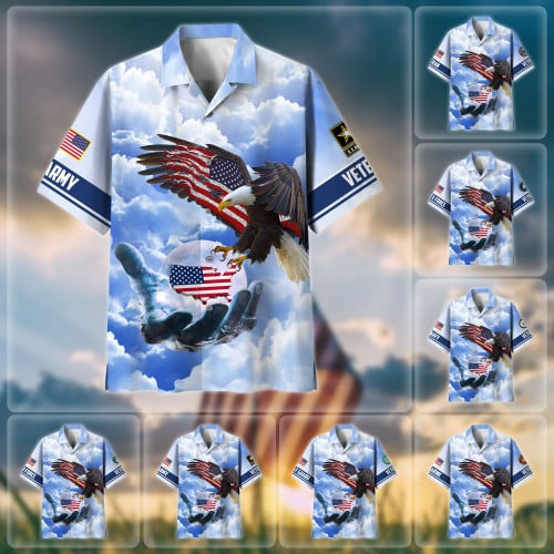 Premium American Pride US Veteran Hawaii Shirt NPVC290504