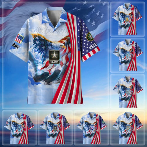 Premium American Pride US Veteran Hawaii Shirt NPVC290501
