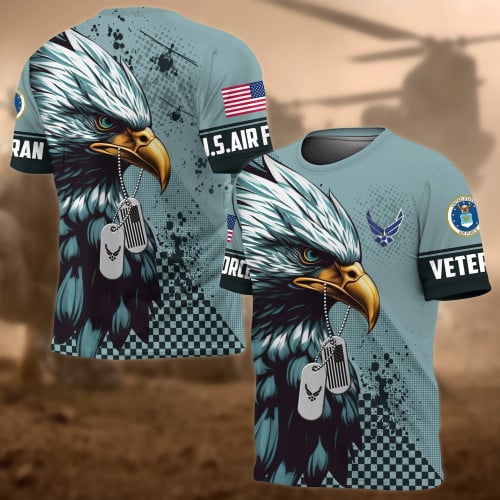 Premium Eagle US Veteran T-Shirt APVC040801