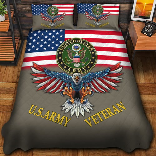 Premium Multiple US Military Services Veteran Bedding Set APVC240903