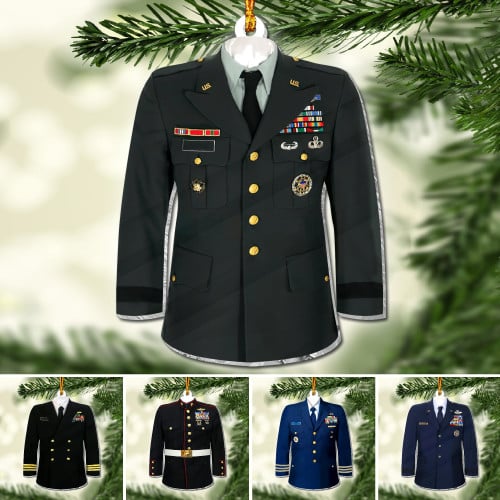 Premium Military Uniform US Veteran Ornament NPVC071001
