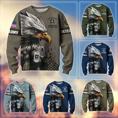 Premium Eagle US Veterans Sweatshirt APVC230102