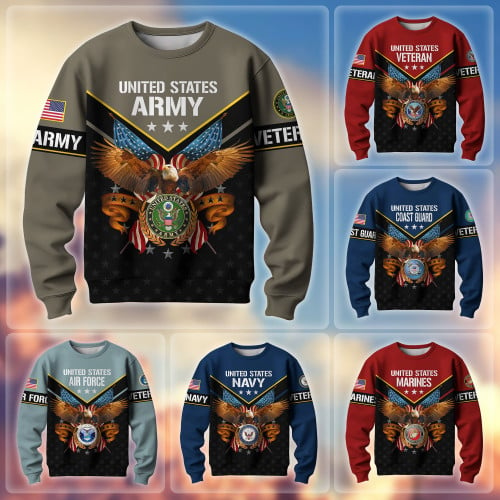 Premium American Pride US Veterans Sweatshirt APVC230101