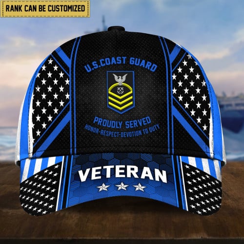 Premium Custom Rank US Veterans Cap APVC220201