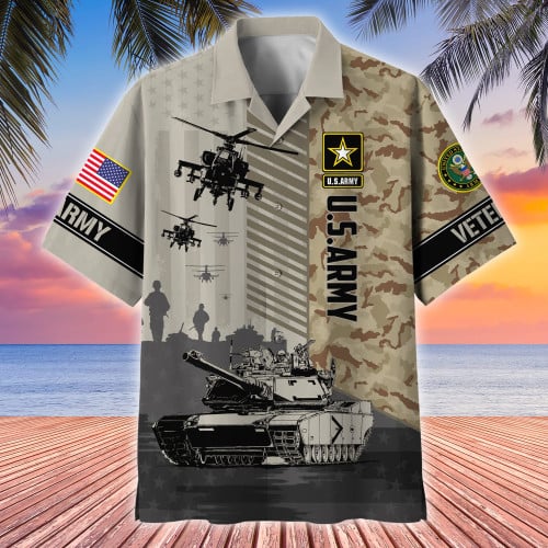 Premium Multiple US Military Services US Veterans Hawaii Shirt APVC070301