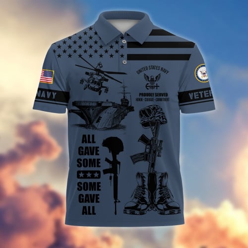 Premium All Gave Some Some Gave All US Veterans Polo Shirt APVC190301