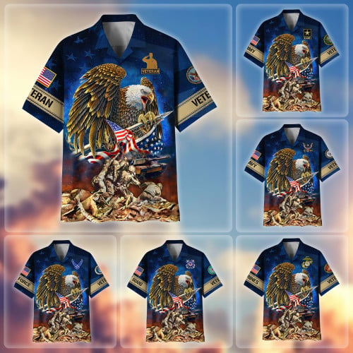 Premium Honor The Fallen US Veterans Hawaii Shirt APVC020403