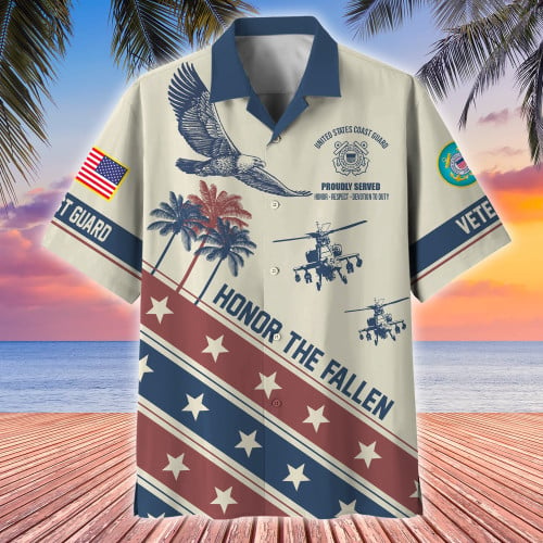 Premium Honor The Fallen US Veterans Hawaii Shirt APVC030401