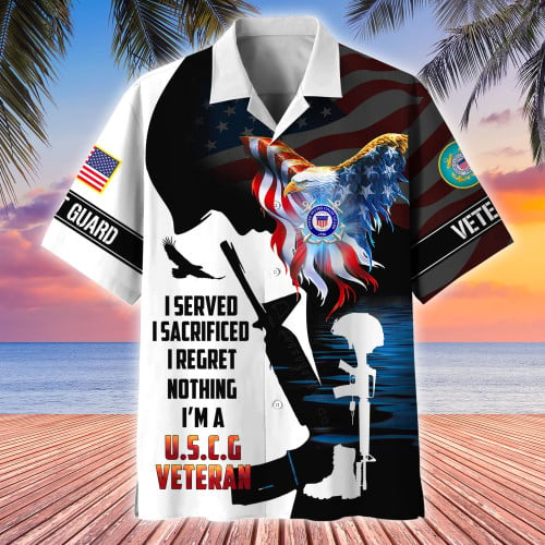 Premium I Served I Sacrificed I Regret Nothing I Am A US Veteran Hawaii Shirt APVC090401