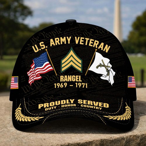 Premium Custom US Veteran Cap DPVC091010