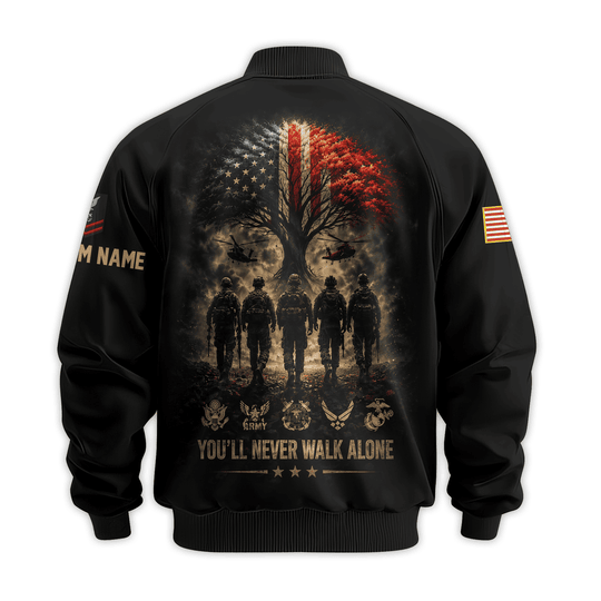 Premium Custom US Seabees Bomber Jacket VPVC811069, Waterproof Windbreaker Coat, Seabees Veteran Gift, Veterans Day Gift.