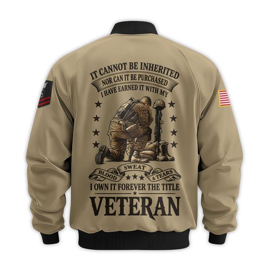 Premium Custom US Navy Veteran Bomber Jacket VPVC811512, Waterproof Windbreaker Coat, Navy Veteran Gift, Veterans Day Gift.