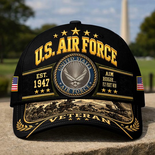Premium US Veteran Baseball Hats CPHN081011, Gifts For US Veterans, Gifts For Veterans Day, Father's Day.