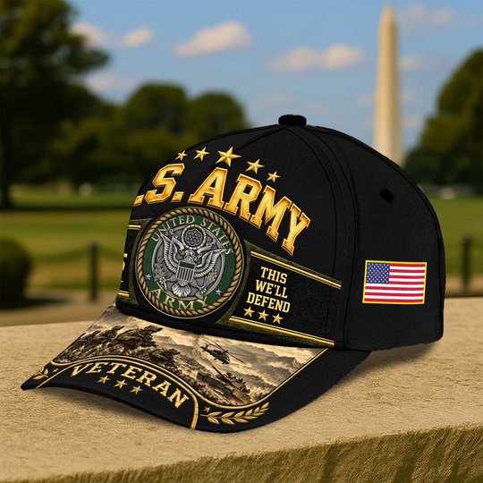 Premium US Veteran Baseball Hats CPHN081011, Gifts For US Veterans, Gifts For Veterans Day, Father's Day.