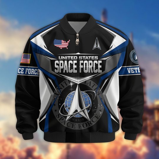 Premium US Veteran Bomber Jacket CPHN221011, Waterproof Windbreaker Coat, US Veteran Gift, Veterans Day Gift.