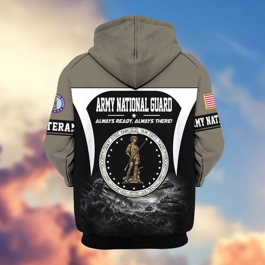 Premium US Veteran Zip Up Hoodie BTTN271022, Gifts For US Veterans, Gifts For Veterans Day.