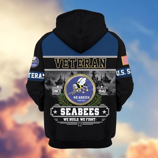 Premium US Veteran Zip Up Hoodie BTTN291021, Gifts For US Veterans, Gifts For Veterans Day.