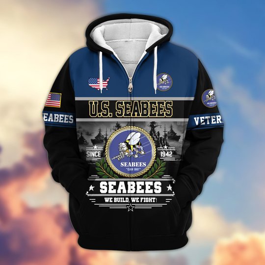 Premium US Veteran Zip Up Hoodie BTTN291021, Gifts For US Veterans, Gifts For Veterans Day.