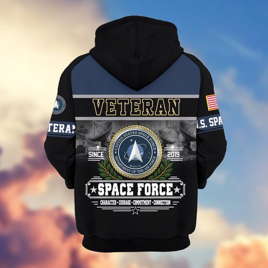 Premium US Veteran Zip Up Hoodie BTTN291021, Gifts For US Veterans, Gifts For Veterans Day.