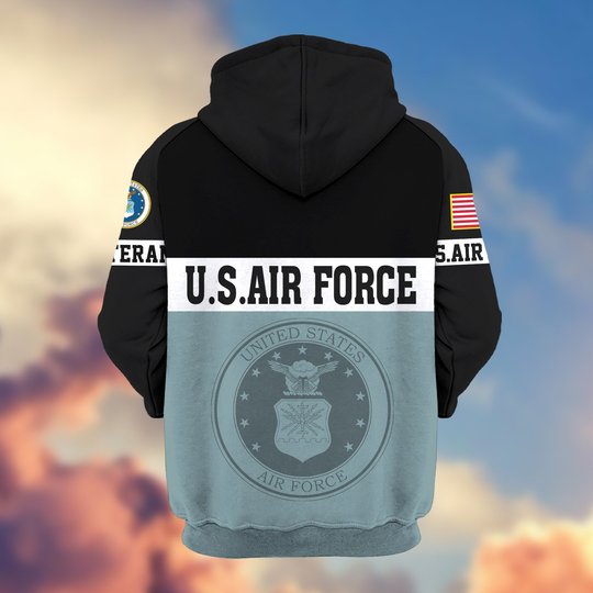 Premium US Veteran Zip Up Hoodie DPVC291001, Gifts For US Veterans, Gifts For Veterans Day.