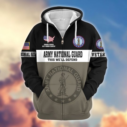 Premium US Veteran Zip Up Hoodie DPVC291001, Gifts For US Veterans, Gifts For Veterans Day.