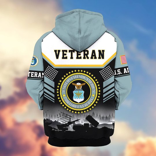 Premium US Veteran Zip Up Hoodie BTTN291022, Gifts For US Veterans, Gifts For Veterans Day.