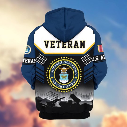 Premium US Veteran Zip Up Hoodie BTTN291022, Gifts For US Veterans, Gifts For Veterans Day.