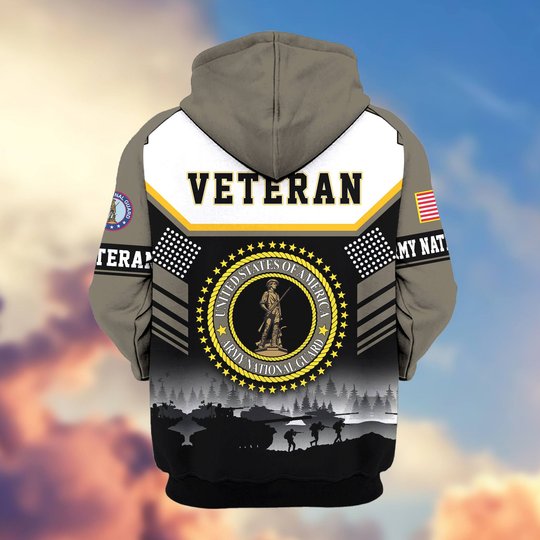 Premium US Veteran Zip Up Hoodie BTTN291022, Gifts For US Veterans, Gifts For Veterans Day.