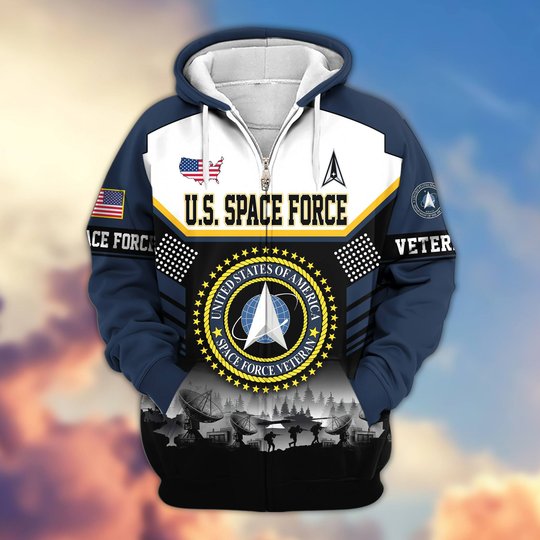 Premium US Veteran Zip Up Hoodie BTTN291022, Gifts For US Veterans, Gifts For Veterans Day.