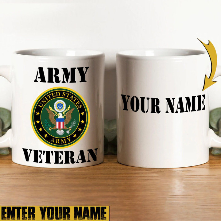 Personalized Premium Multiple US Military Services Veteran Mug NVT271001