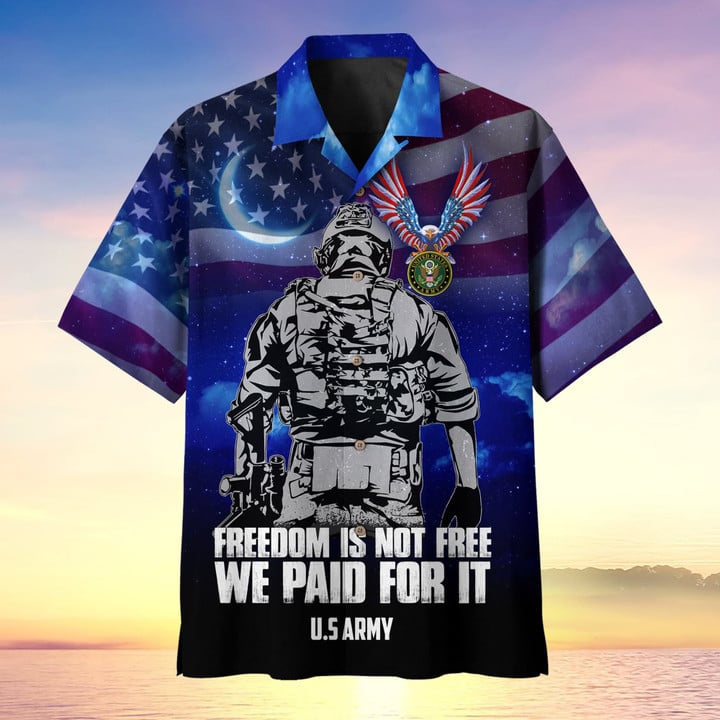 Freedom Is Not Free We Paid For It Premium Hawaii Shirt MH060602