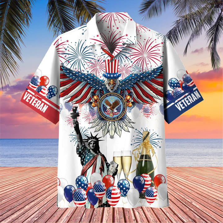 Independence Day Is Coming U.S Veteran Hawaii Shirt PVC060602