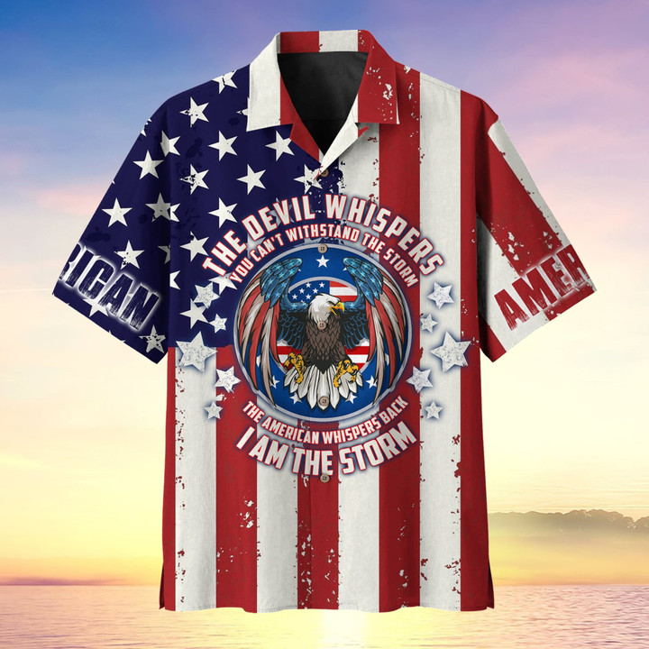 The Devil Whispers To The American Independence Day Hawaii Shirt MH160601