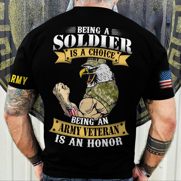 Premium Multiple US Military Services Veteran T-Shirt PVC250203
