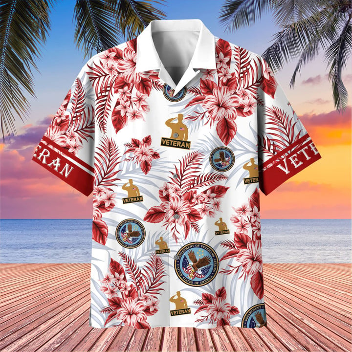 Premium Proud U.S Veteran Hawaii Shirt PVC270601