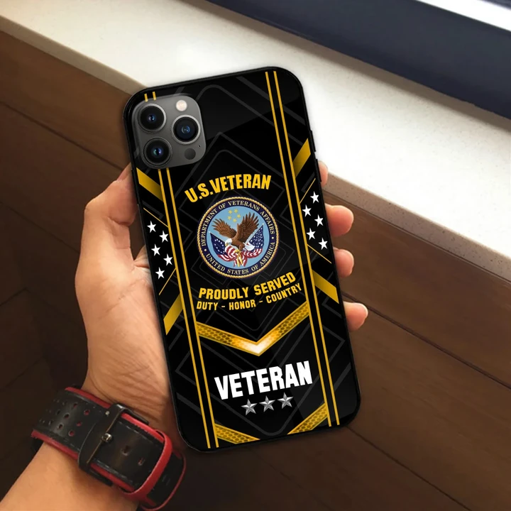 Unique U.S. Veteran Phone Case PVC010701