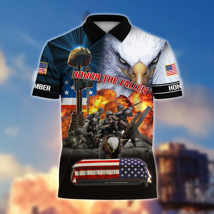 Premium Honor The Fallen Polo And Hawaii Shirt NPVC270202