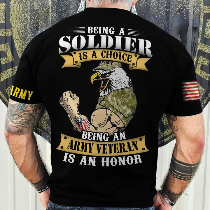 Premium Multiple US Military Services Veteran T-Shirt NPVC250203