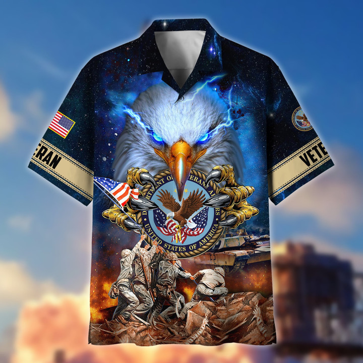 Premium Honor The Fallen US Veteran Hawaii Shirt NPVC060402