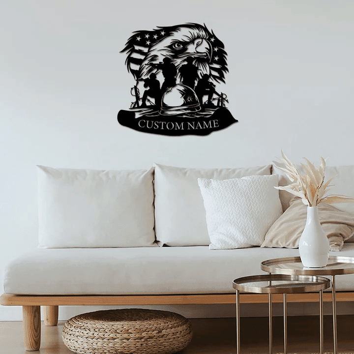 Premium Personalised Our Strength Is In Ourselves US Veteran Metal Sign PVC180828
