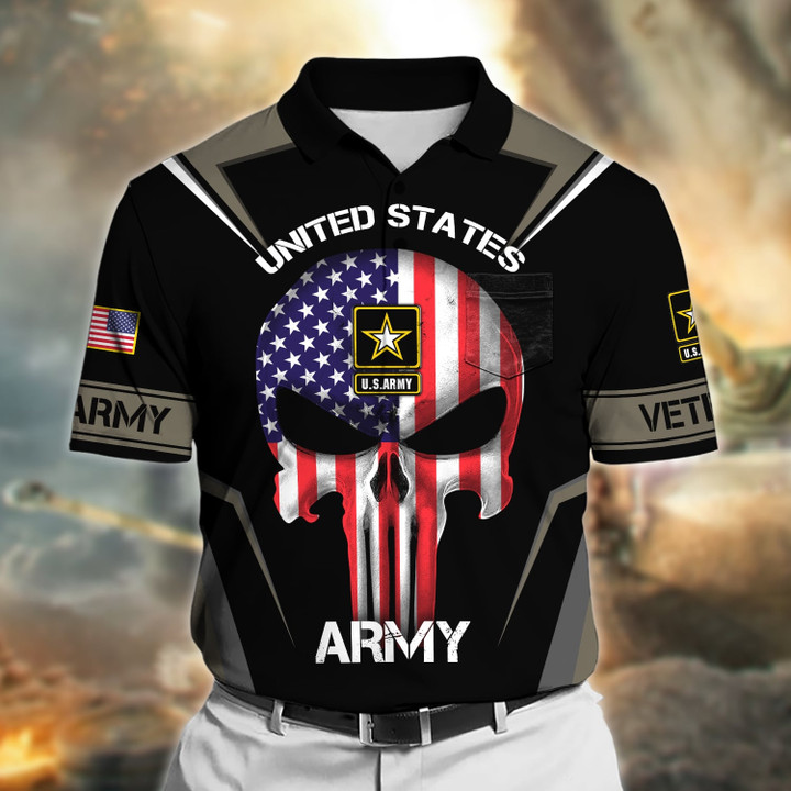 Premium US Veteran Polo Shirt With Pocket NPVC050502