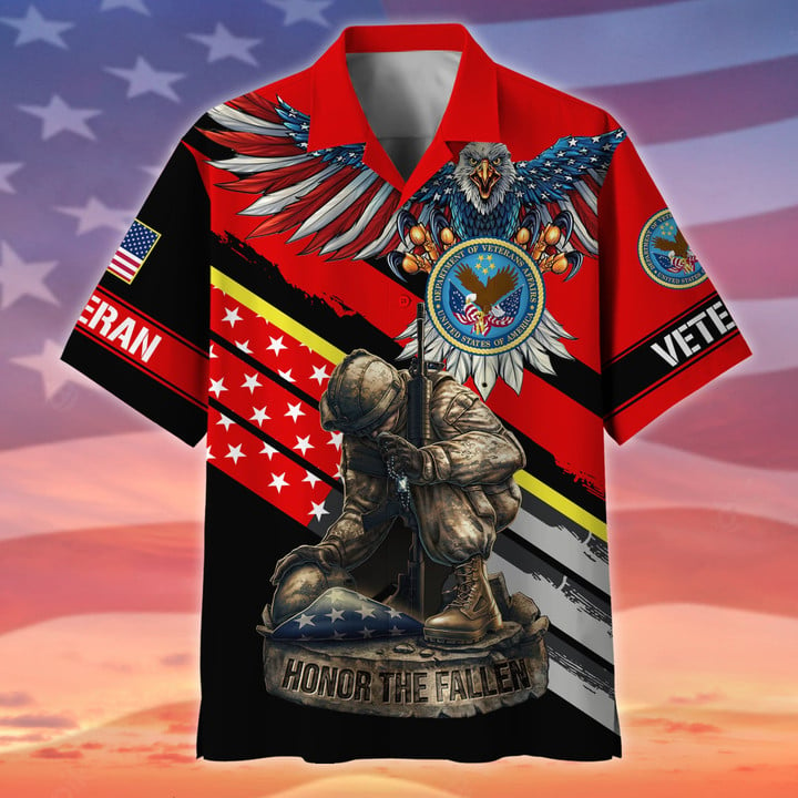 Premium Honor The Fallen US Veteran Hawaii Shirt NPVC150501
