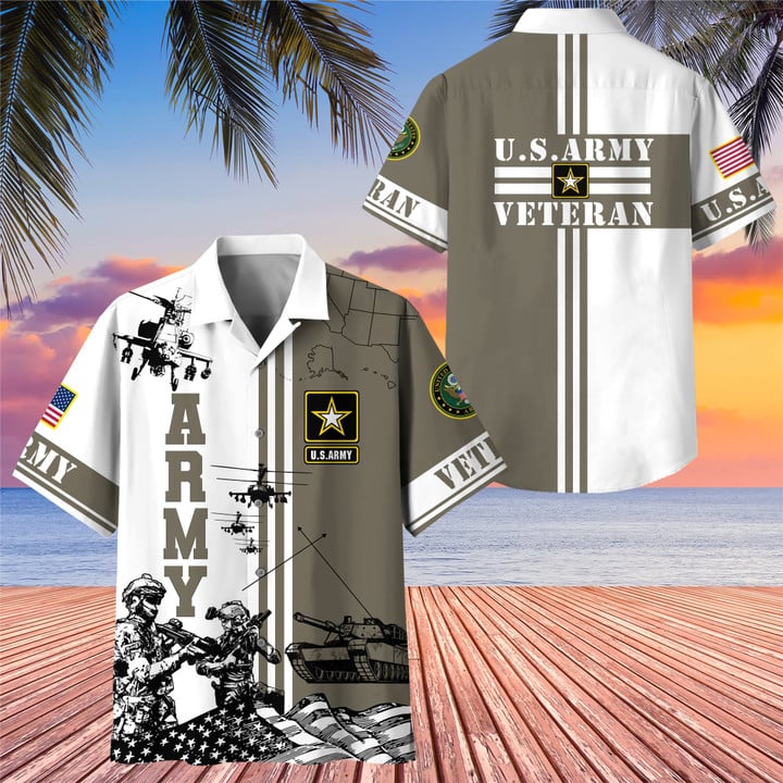 Premium Proudly Served US Veteran Hawaii Shirt NPVC060710