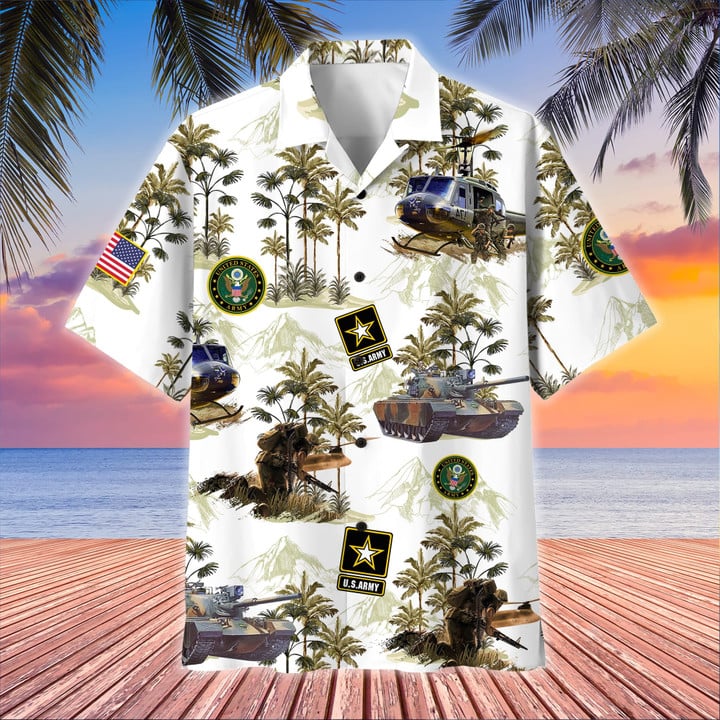 Premium American Pride US Veteran Hawaii Shirt APVC200701
