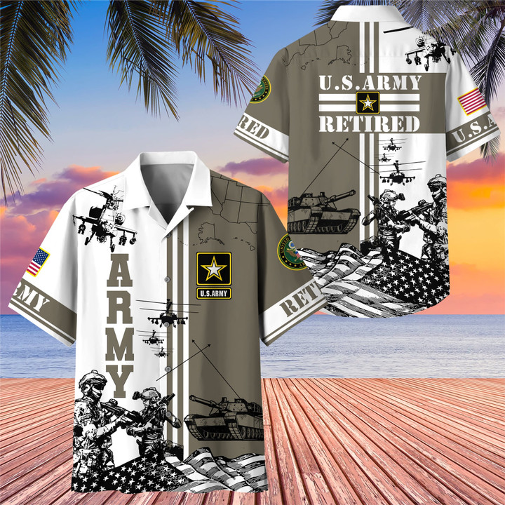 Premium US Retired Hawaii Shirt APVC140812