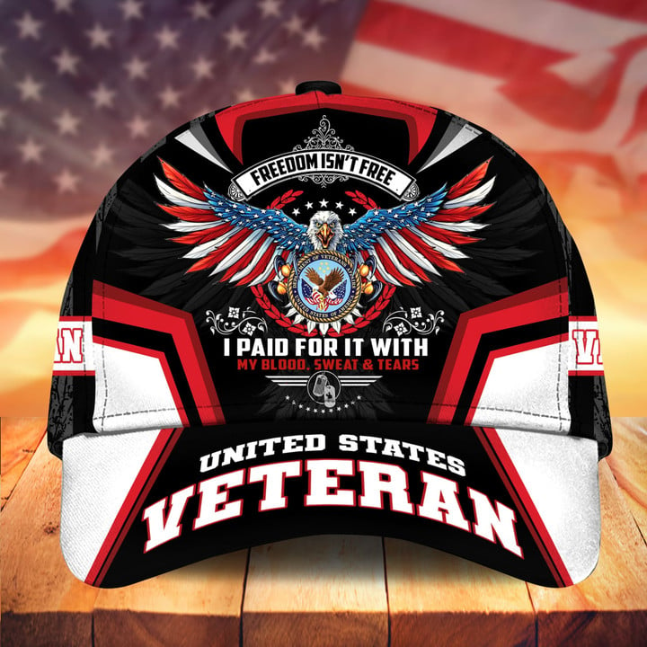 Premium Freedom Is Not Free US Veteran Cap APVC151102