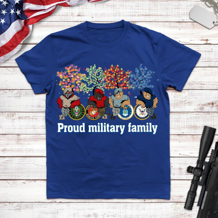 Premium Proud Military Family T-Shirt APVC191211