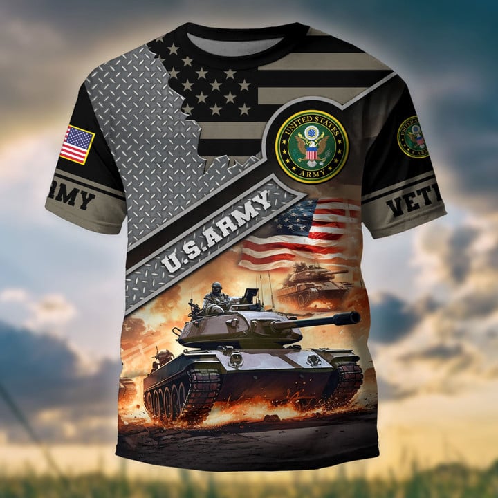 Premium Multiservice US Veteran T-Shirt APVC080101