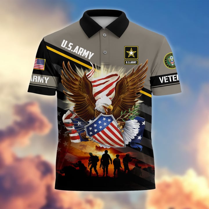 Premium American Pride US Veterans Polo Shirt APVC260201